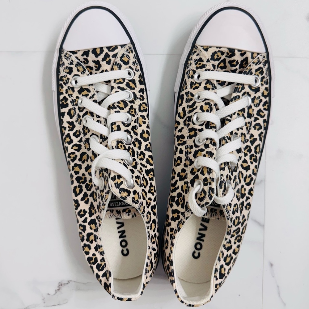 Converse Animal Print Sneakers NWOB